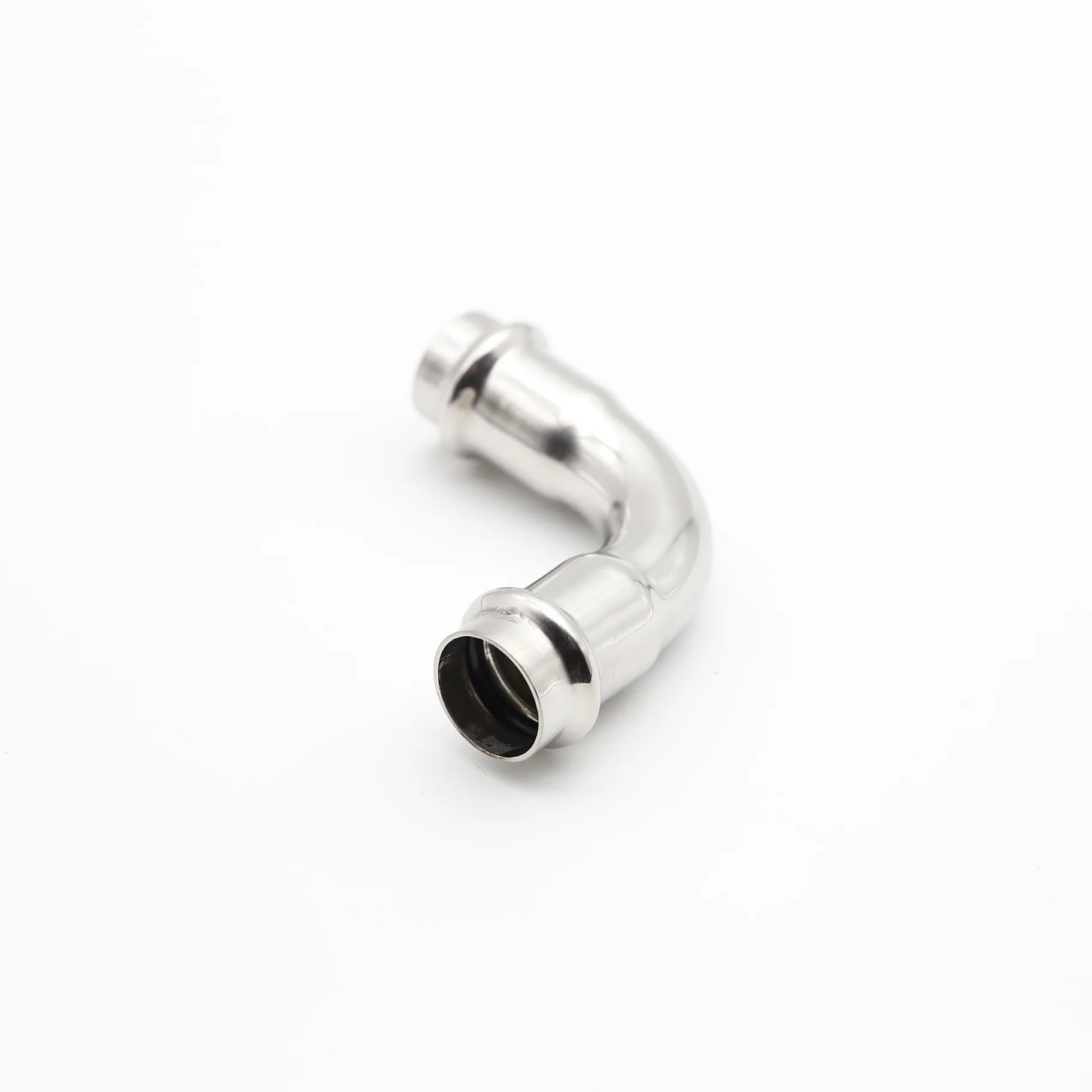Stainless steel press fit elbow 90 degree A-Type for double-press pipe systems