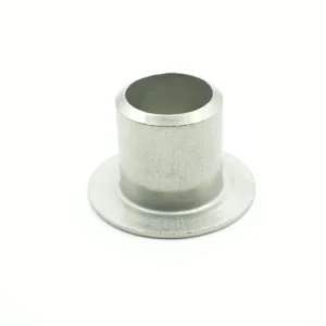 Stainless steel stub end for lap joint flange connection