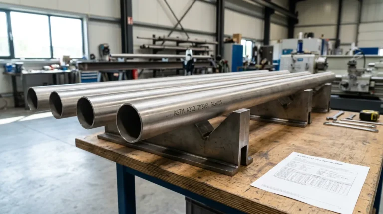 ASTM A312 stainless steel pipe grade and specification inspection