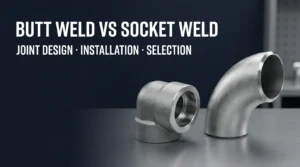 Butt weld vs socket weld stainless steel pipe fittings comparison