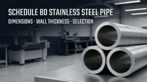 Schedule 80 stainless steel pipe dimensions and heavy wall cross sections