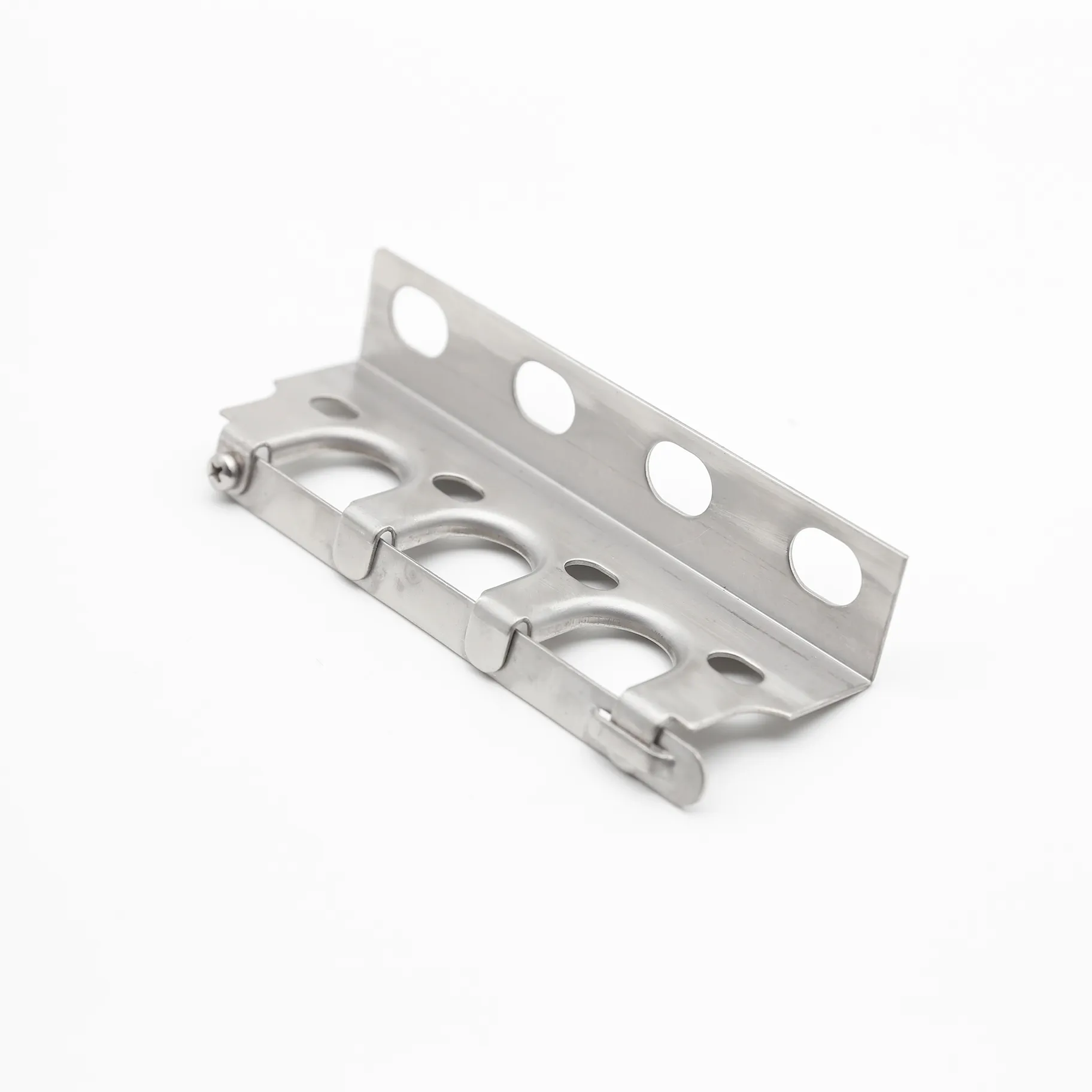Three-position stainless steel multi-pipe clamp bracket