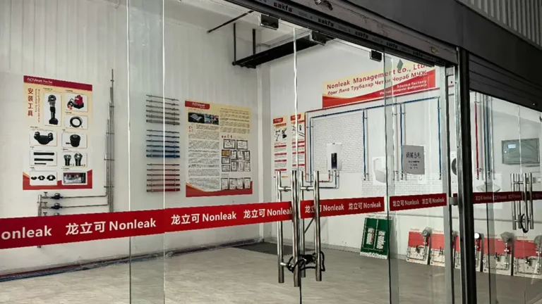 Nonleak Uzbekistan showroom and service point at Ark Buloq International Trade Center