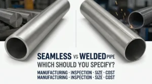 Seamless vs welded pipe manufacturing and selection comparison