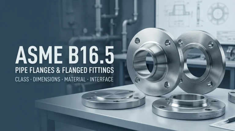 ASME B16.5 pipe flanges for pressure class, dimensions and specification review