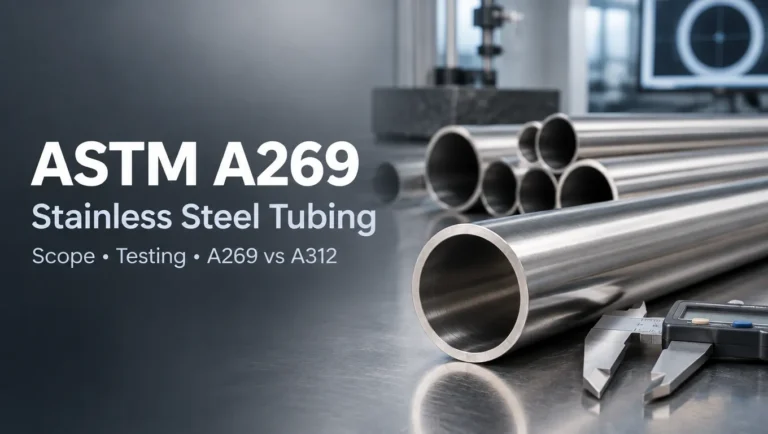 ASTM A269 stainless steel tubing guide covering scope, testing and A269 vs A312